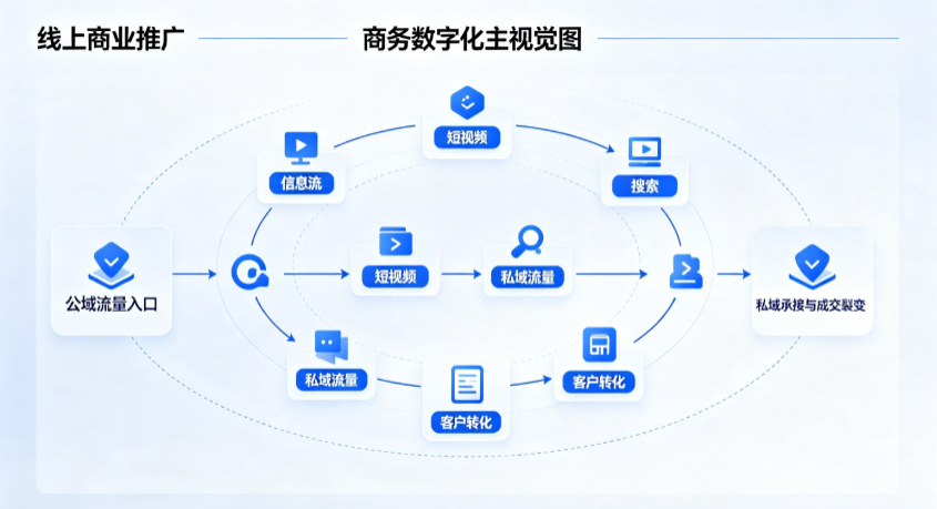 雷州市线上商业推广怎么做？全域流量闭环搭建与低成本转化实战指南